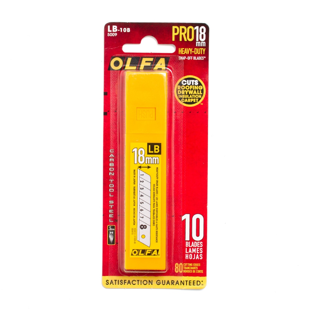 Olfa, Heavy-Duty, Snap-Off, Blades, 5009, LB-10B